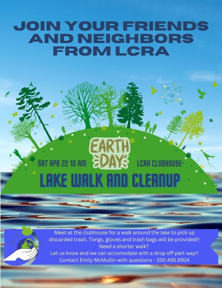 Earth Day Lake Walk and Cleanup Lake Cable